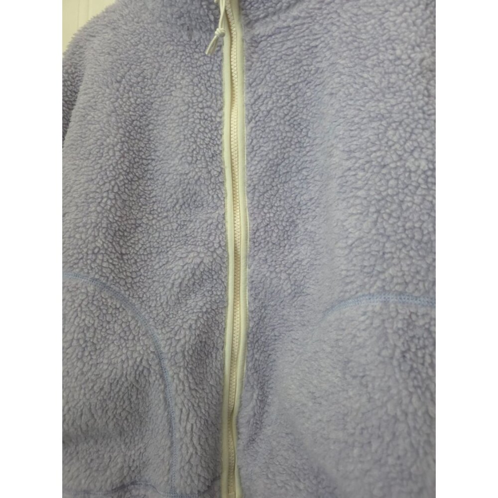 Vtg PENFIELD Haight Lavender Sherpa Fleece Full Zip Oversized Jacket Women's S - Picture 4 of 9